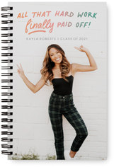 hard work pays off monthly planner