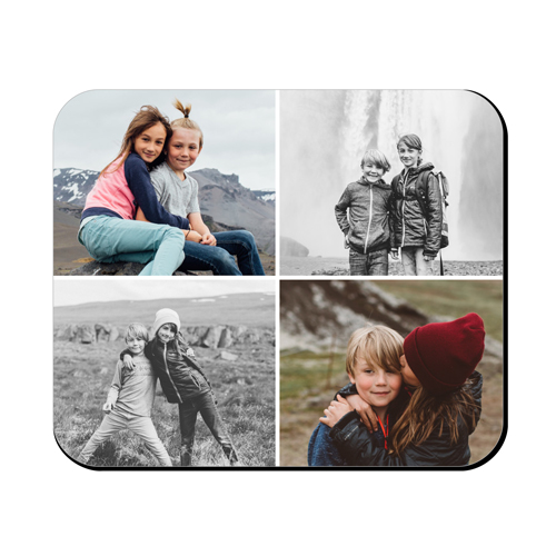 Hero Gallery of Four Mouse Pad, Rectangle, Multicolor, multi