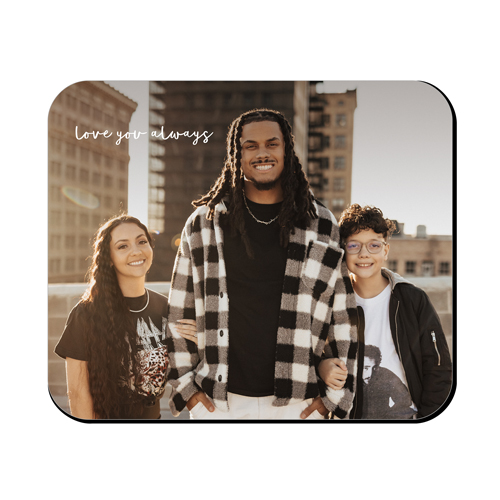 Hero Photo Gallery Mouse Pad, Rectangle Ornament, Multicolor