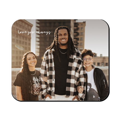 Hero Photo Gallery Mouse Pad, Rectangle, Multicolor