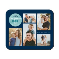 greatest dad watercolor mouse pad