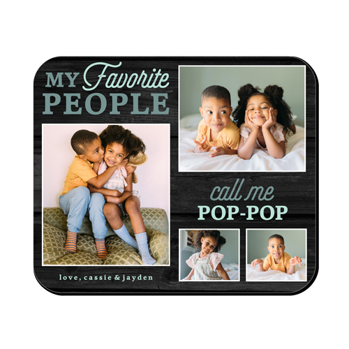 My Favorite People Mouse Pad, Rectangle Ornament, Black