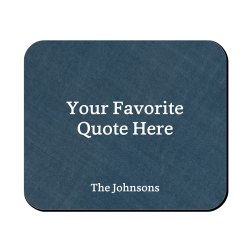 Your Quote Here Mouse Pad, Rectangle, Multicolor, multi