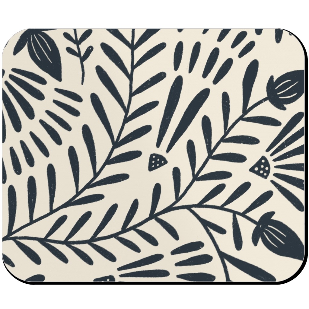 Ramona - Neutral Mouse Pad, Rectangle Ornament, Beige