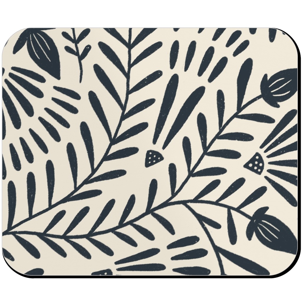 Ramona - Neutral Mouse Pad, Rectangle, Beige