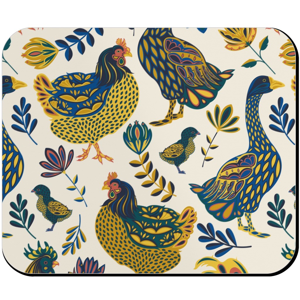 French Farm - Multi Mouse Pad, Rectangle, Multicolor