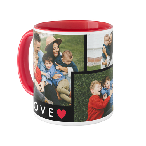 Modern Love Mug, Red,  , 11oz, Red