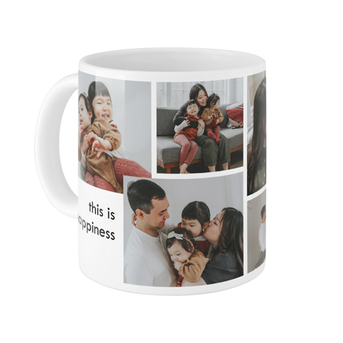 This Is Happiness Mug, White, , 11oz, White, white