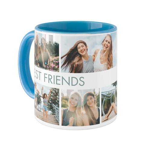 Gallery of Eight Banner Mug, Light Blue,  , 11oz, Multicolor
