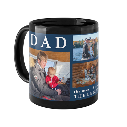 Gallery of Six Bold Mug, Black, , 11oz, Multicolor, multi