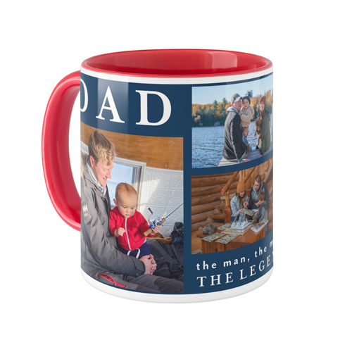 Gallery of Six Bold Mug, Red,  , 11oz, Multicolor