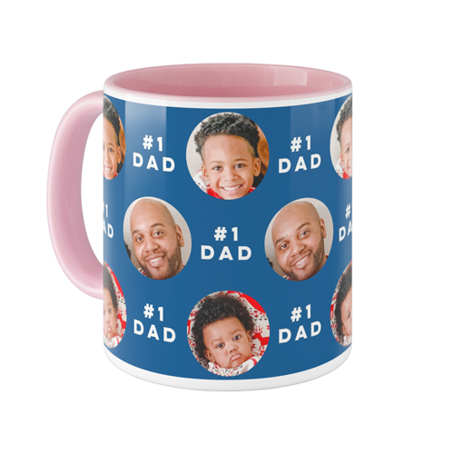 My Number One Mug, Pink,  , 11oz, Blue