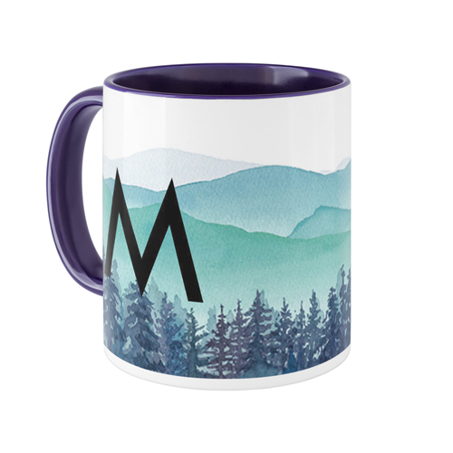 Mountain Printed Coffee Mugs