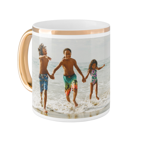 Family Gallery Mug, Gold Handle,  , 11oz, Multicolor