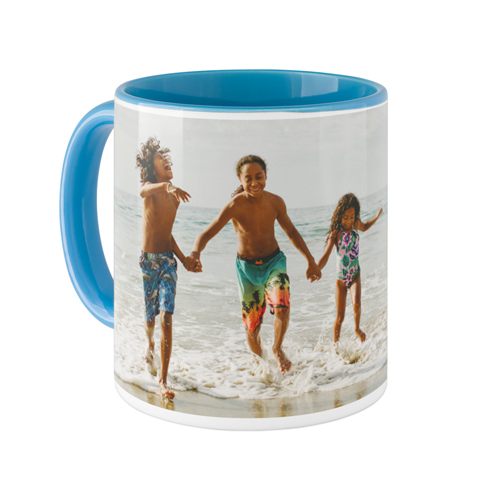 Family Gallery Mug, Light Blue,  , 11oz, Multicolor