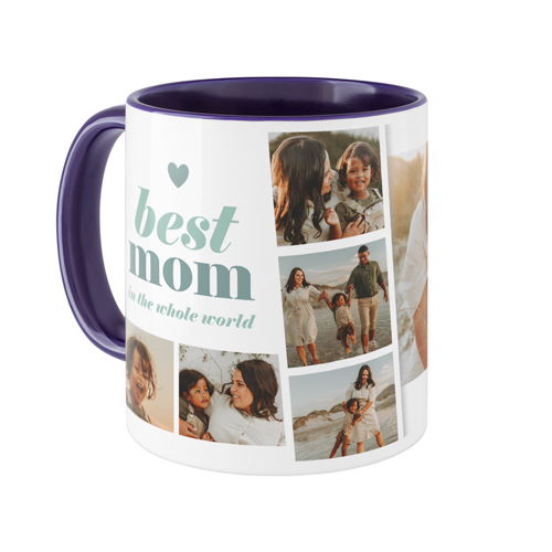 Best Mom Filmstrip Mug, Blue, , 11oz, Blue, cedar