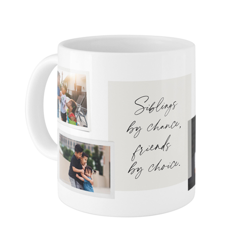 Handwritten Note Collage Mug, White, , 11oz, White, white