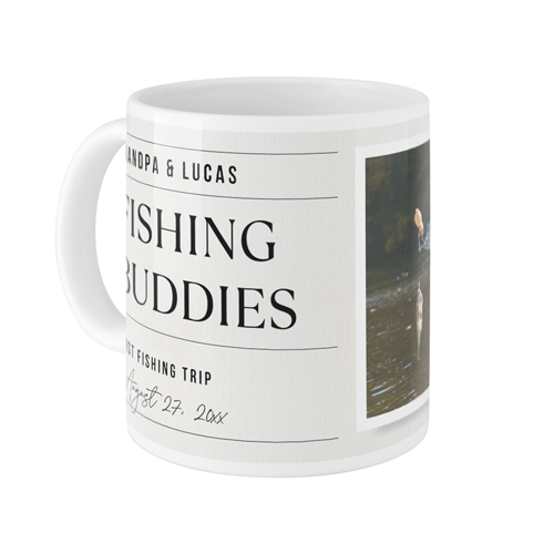 Journal Entry Mug, White,  , 11oz, White