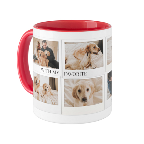 Photo Memories Mug, Red,  , 11oz, White