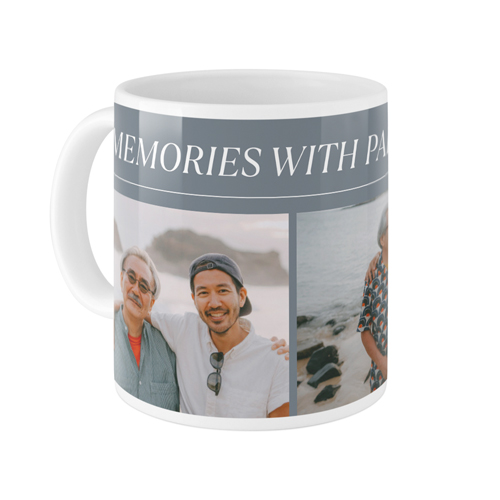 Editorial Snapshot Mug, White, , 11oz, Black, silhouette