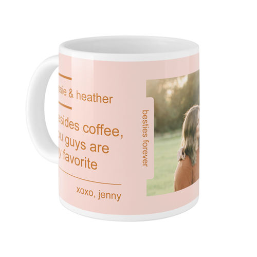Memory Card Mug, White, , 11oz, Pink, priscilla