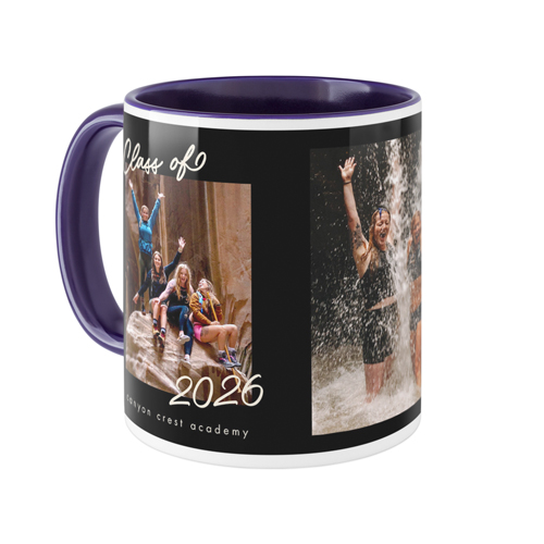 Class of Grad Mug, Blue, , 11oz, Black, black