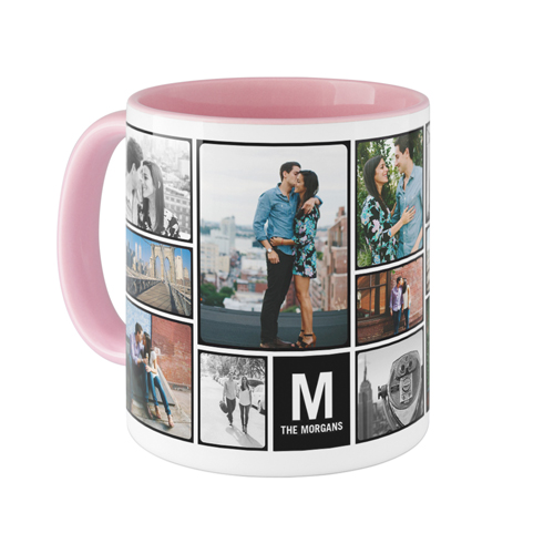 Pictogram Mug, Pink,  , 11oz, Black