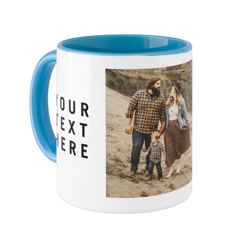 Gallery of Two Text Mug, Light Blue, , 11oz, Multicolor, multi