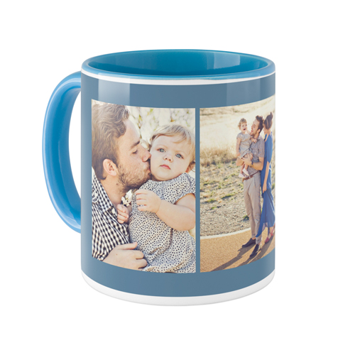 Gallery of Four Mug, Light Blue,  , 11oz, Multicolor