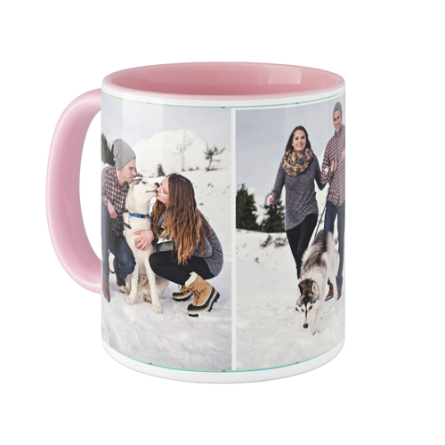 Pets Gallery of Three Mug, Pink,  , 11oz, Multicolor