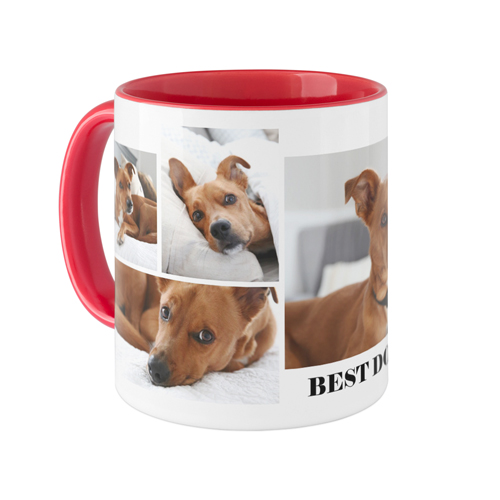 Gallery of Six Pets Mug, Red,  , 11oz, Multicolor