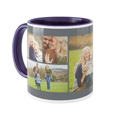 Gallery of Six Mug, Blue, , 11oz, Multicolor, multi