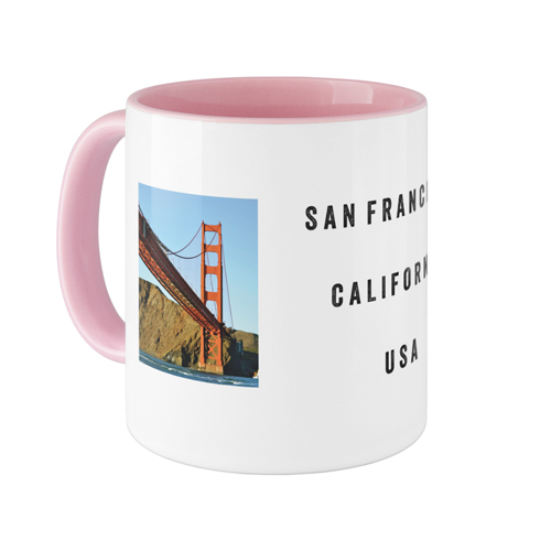 Text Gallery of Two Mug, Pink,  , 11oz, Multicolor
