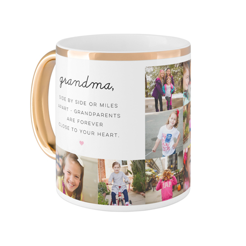 Custom Mugs With Gold Accents