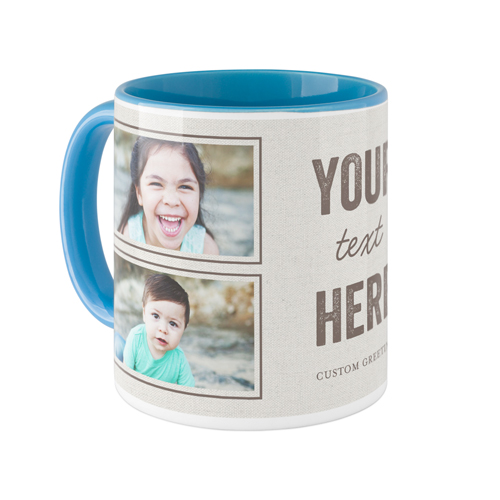 Your Own Words Mug, Light Blue,  , 11oz, Gray