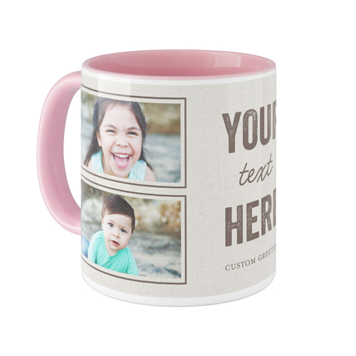 Your Own Words Mug, Pink,  , 11oz, Gray