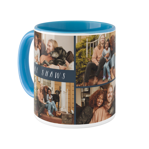 Gallery of Six Text Mug, Light Blue, , 11oz, Multicolor, multi