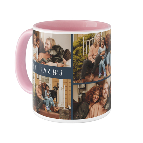 Gallery of Six Text Mug, Pink,  , 11oz, Multicolor