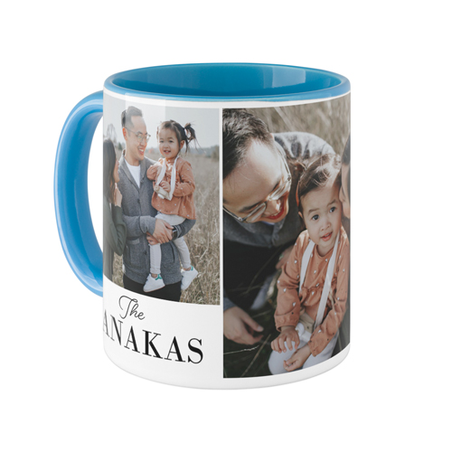Gallery of Three Text Mug, Light Blue,  , 11oz, Multicolor