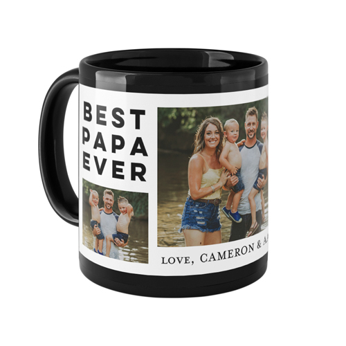 Gallery of Four Text Mug, Black,  , 11oz, Multicolor