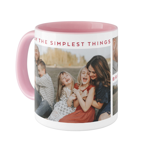 Simplest Things Mug, Pink,  , 11oz, Red