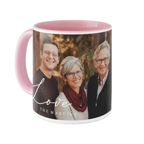 Pink Wedding Anniversary Mug
