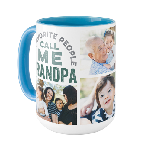 My Favorite People Arch Mug, Light Blue, , 15oz, Blue, lake