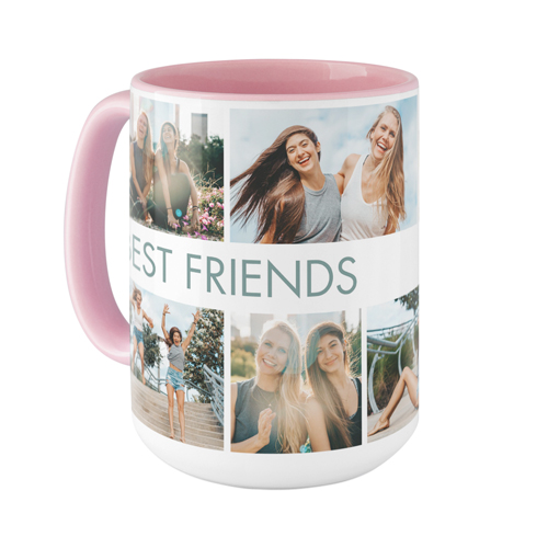 Gallery of Eight Banner Mug, Pink,  , 15oz, Multicolor