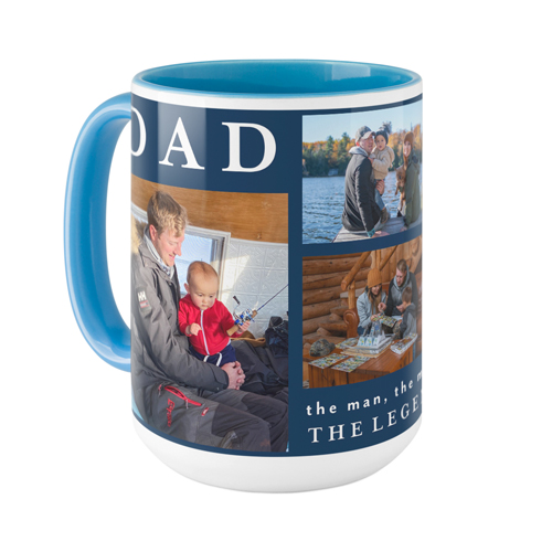 Gallery of Six Bold Mug, Light Blue,  , 15oz, Multicolor