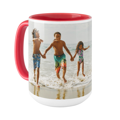 Family Gallery Mug, Red, , 15oz, Multicolor, multi