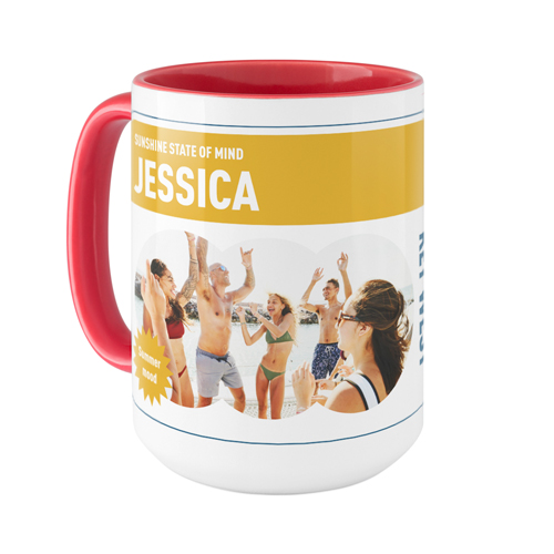 Epic Memory Mug, Red,  , 15oz, White