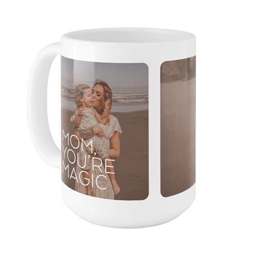 Mom Magic Mug, White, , 15oz, White, white