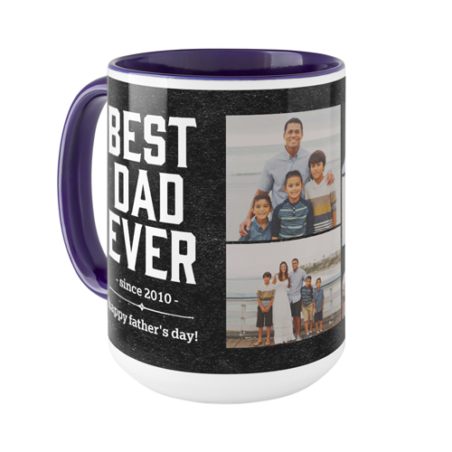 Best Dad Mug, Blue, , 15oz, Black, black