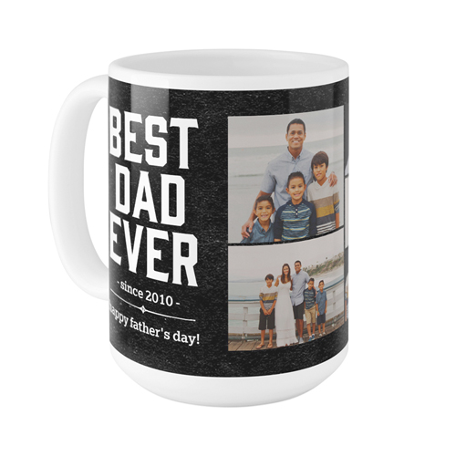 Best Dad Mug, White,  , 15oz, Black